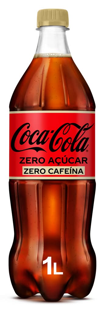 Coca-Cola - Refrigerante Zero, Garrafa de 1 l