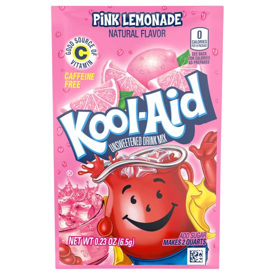 Kool-Aid Pink Lemonade Unsweetened Powdered Drink Mix