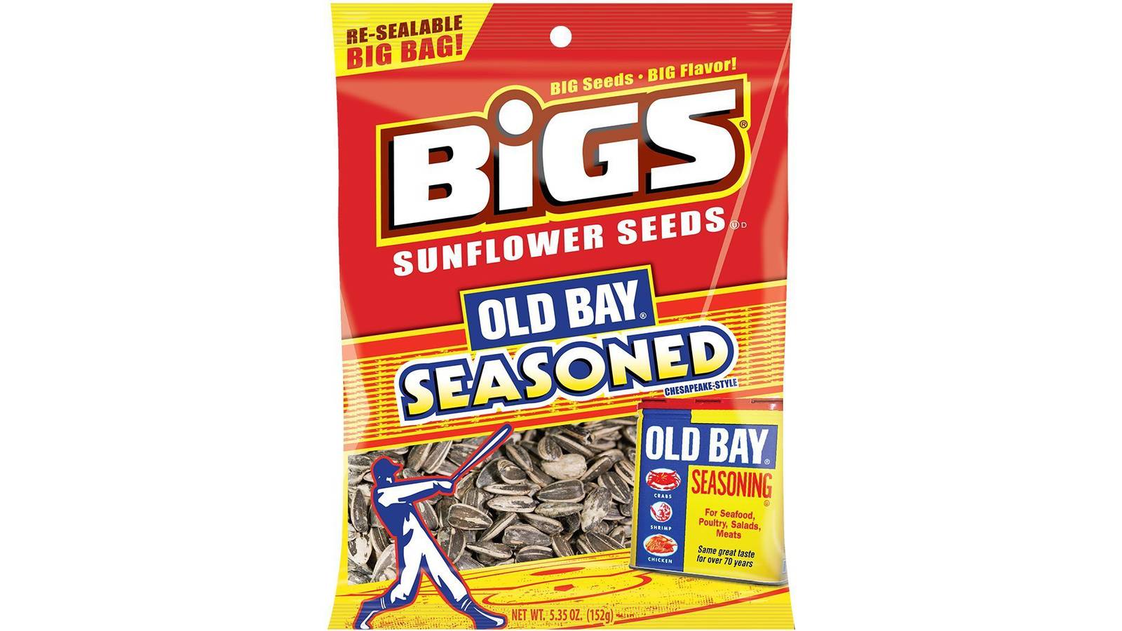 Bigs Old Bay Seasoned Sunflower Seeds