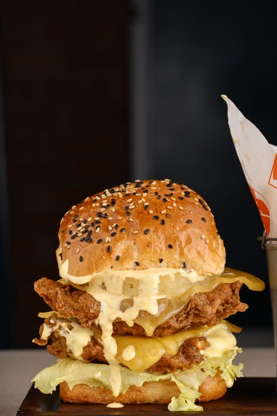 Double Stack Attack Burger