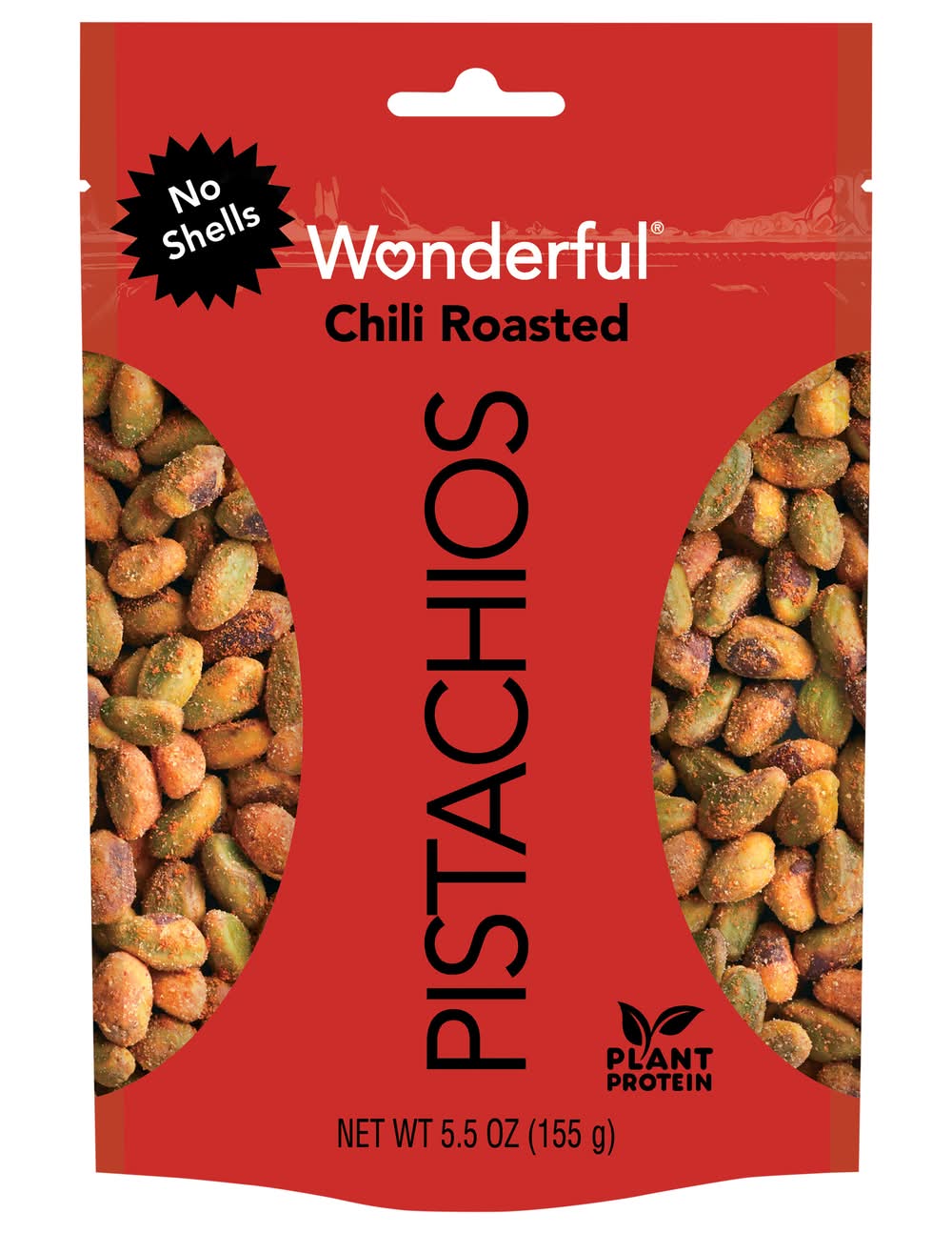 Wonderful No Shells Pistachios, Chili Roasted (5.5 oz)