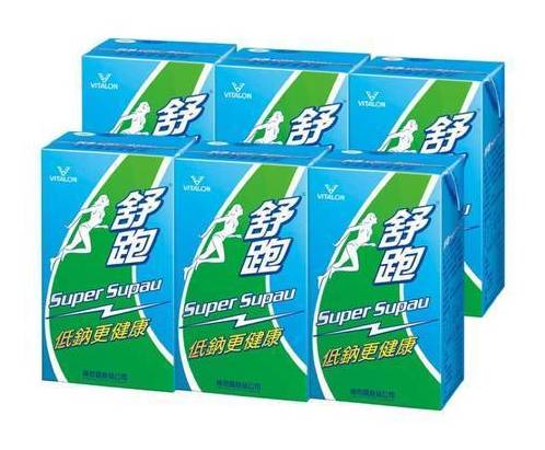 舒跑運動飲料鋁箔6入250ml#4710421050190