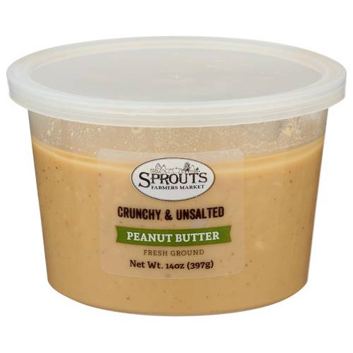Sprouts Crunchy & Unsalted Peanut Butter