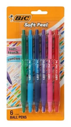 Bic® Soft Feel® Ball Pen 6-Pack