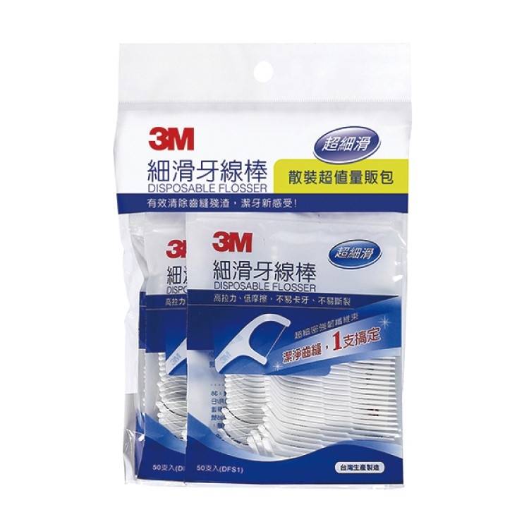 3M 細滑牙線棒超值量販包-散裝包#655281