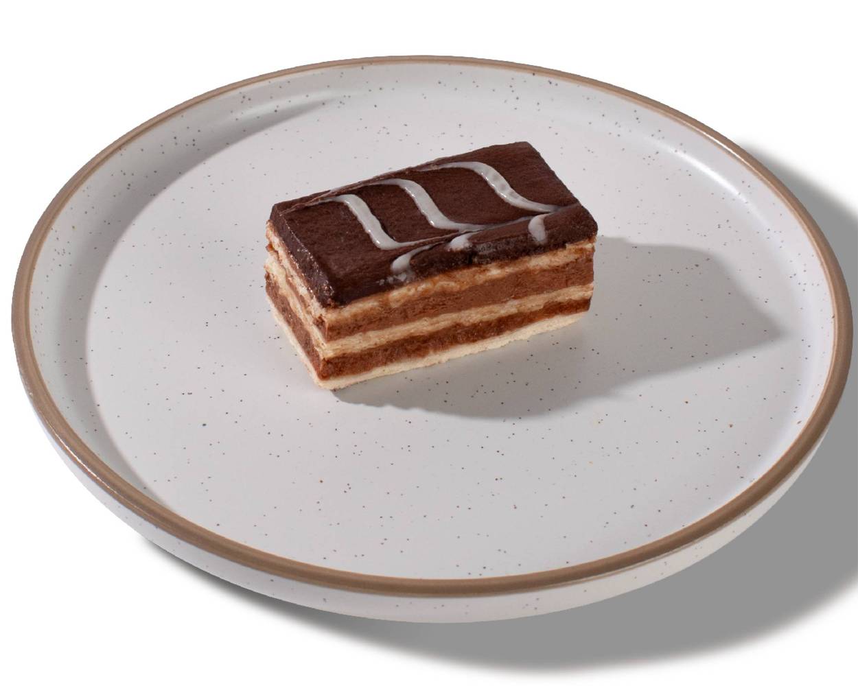Chocolate custard slice