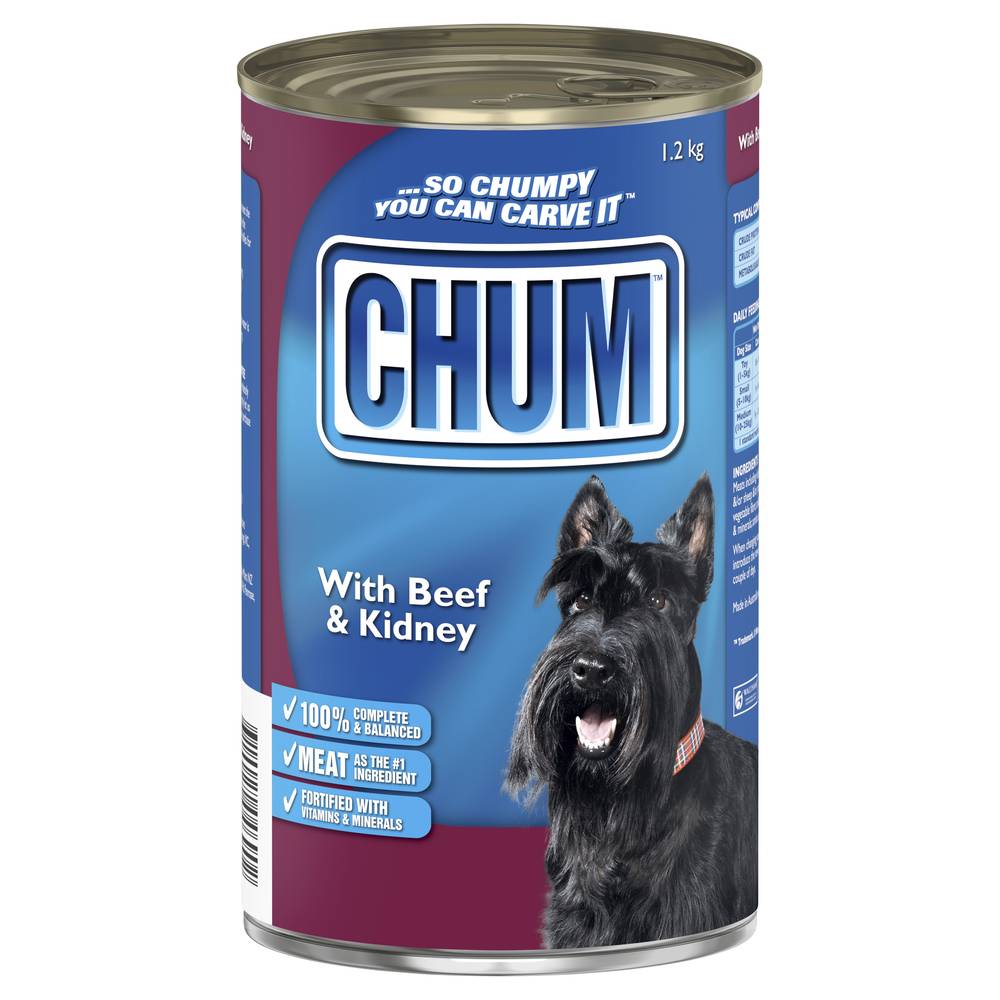 Chum Beef & Kidney Adult Dog Food Delivery Near Me | Order