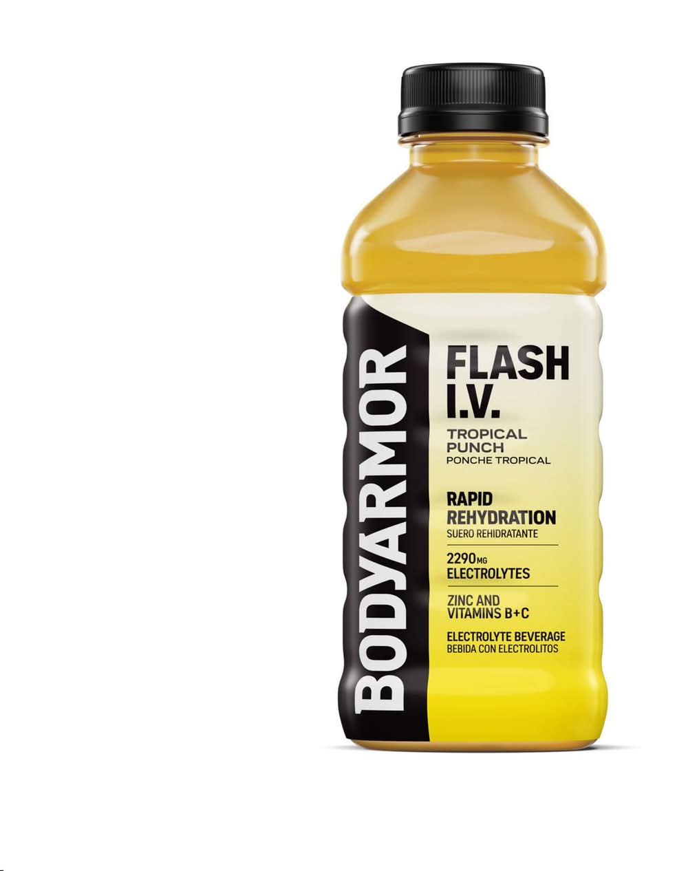 BODYARMOR Flash I.v. Rapid Rehydration Electrolyte Drink, Tropical Punch (20 fl oz)