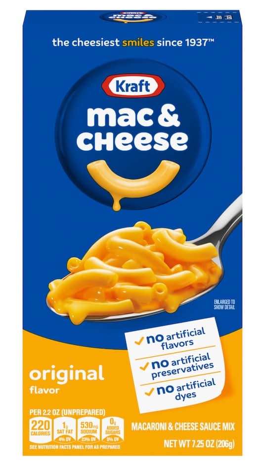 Kraft Original Mac & Cheese Dinners (7.25 oz)