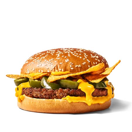 Cheesy Nachos Burger