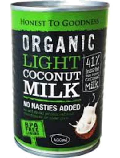 Honest To Goodness Coconut Milk Light 400mL