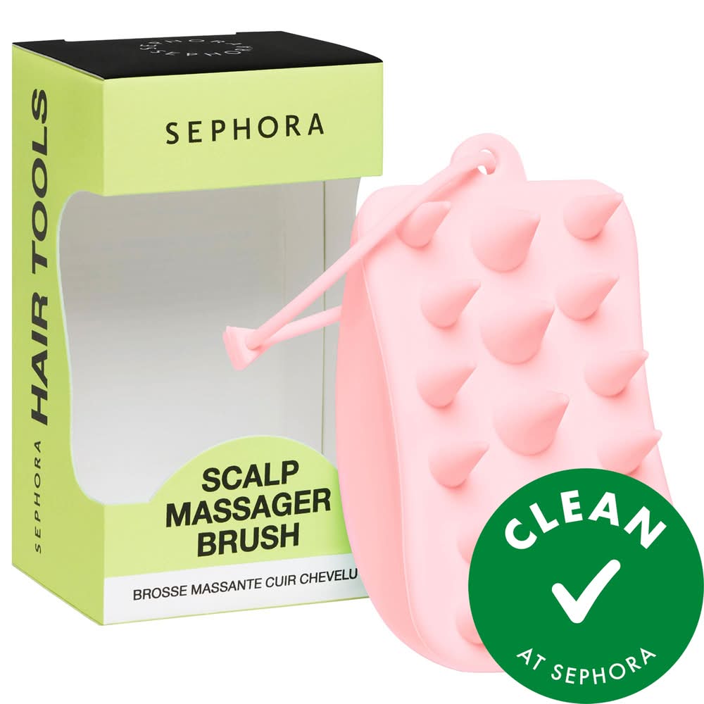 Sephora Collection Silicone Scalp Massager Pink