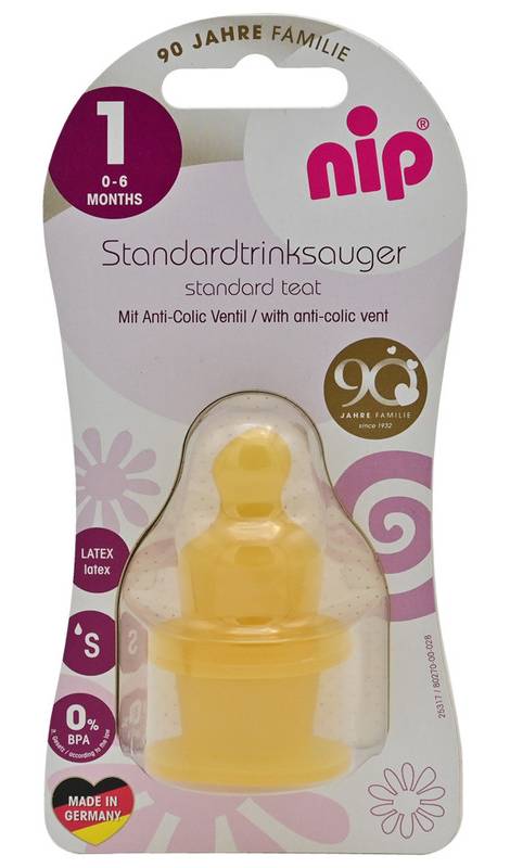 NIP TETINAS ANTICOLIC FLUJO LENTO 0-6M*2