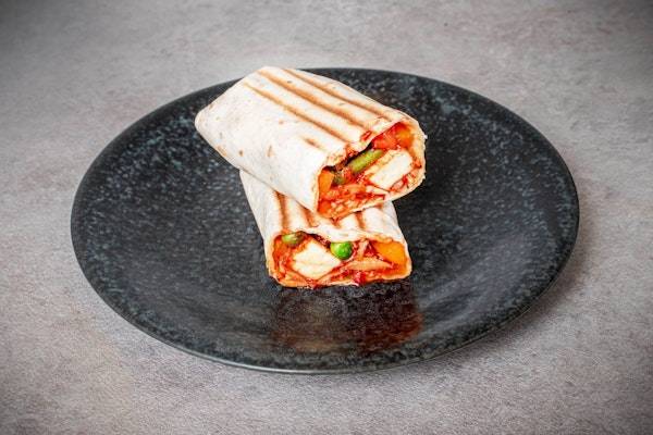 Schezuan Paneer Wrap 🌶 (V)