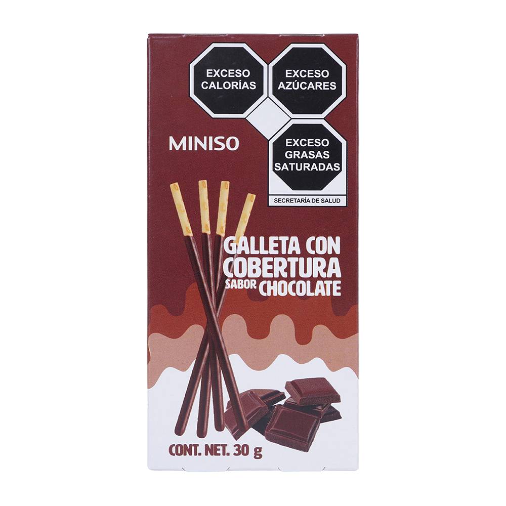 Miniso · Palitos de chocolate (30 g)