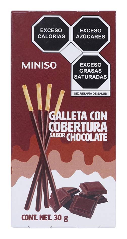 Miniso · Palitos de chocolate (30 g)
