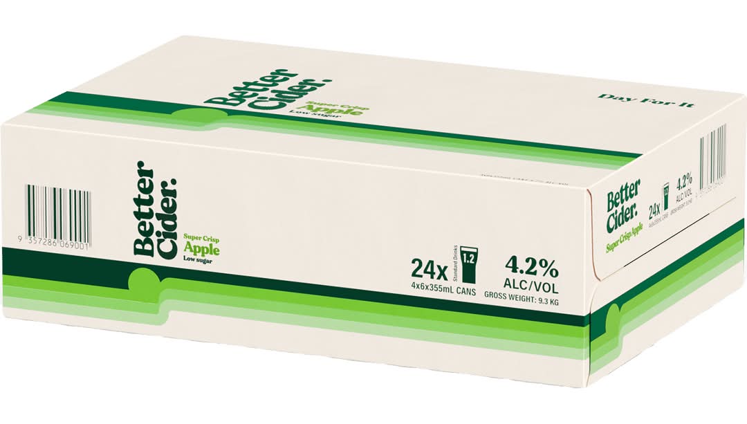 Better Cider Super Crisp Apple Cider 24x355 ml