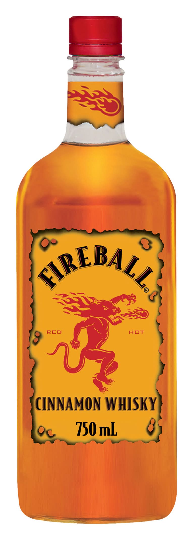 Fireball Flavored Whisky, Cinnamon (750 ml)