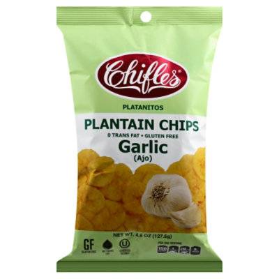 Chifles Chips Plantain Garlic Bag - 5 Oz