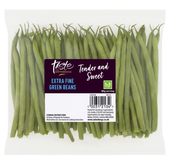 Sainsbury's Taste the Difference Extra Fine Green Beans (209g)