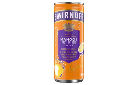 Smirnoff Mango & Passionfruit Twist and Lemonade Ready To Drink Premix 250ML