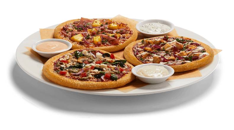 Trio de minipizzas / Pizza Flights