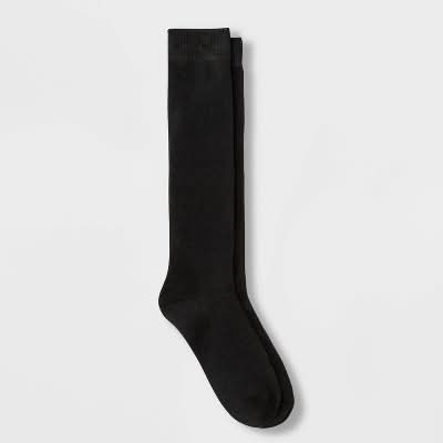 Target Solid Knee High Socks, Women, 4-10, Black