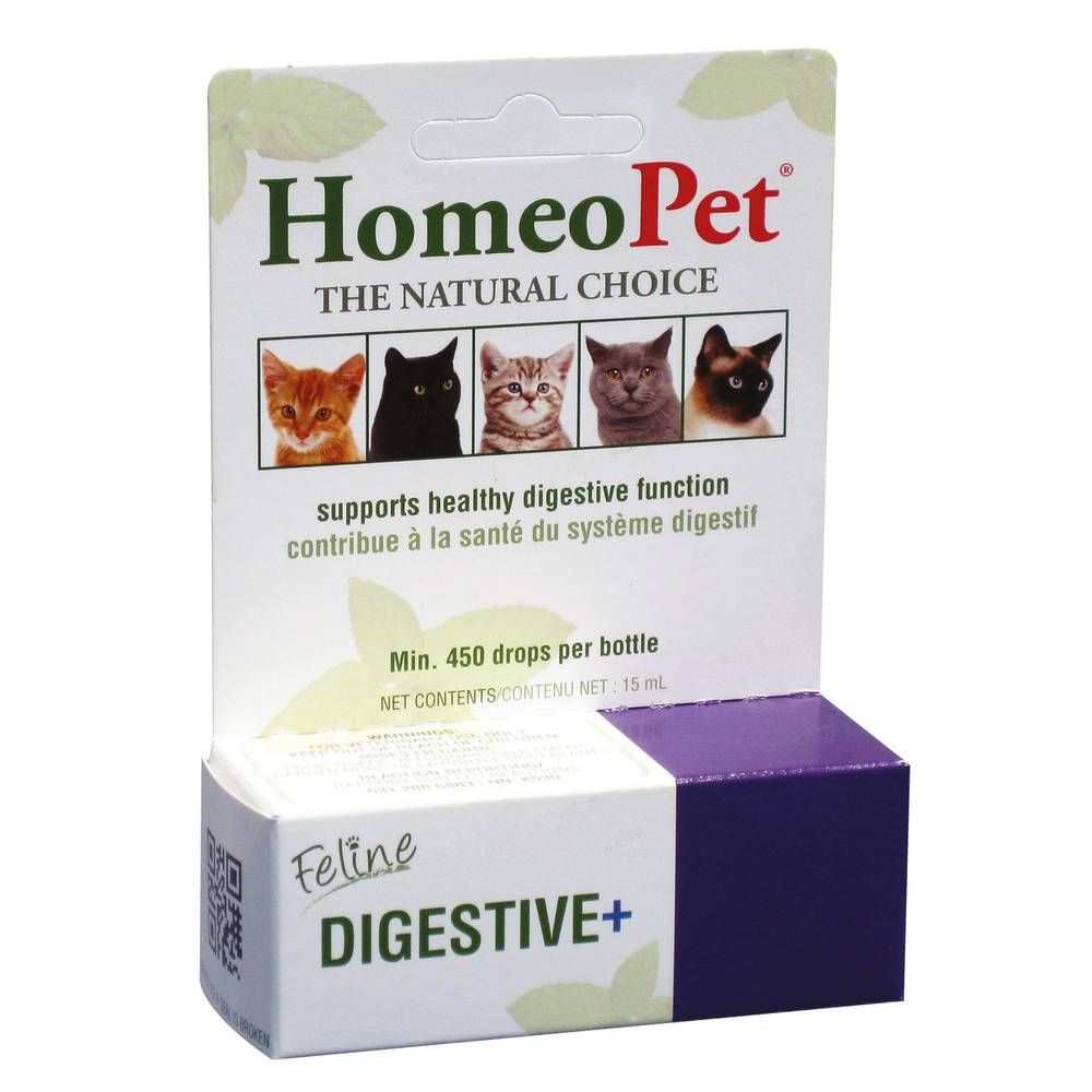Homeopet the Natural Choice Feline Digestive+ Relief (15 ml)