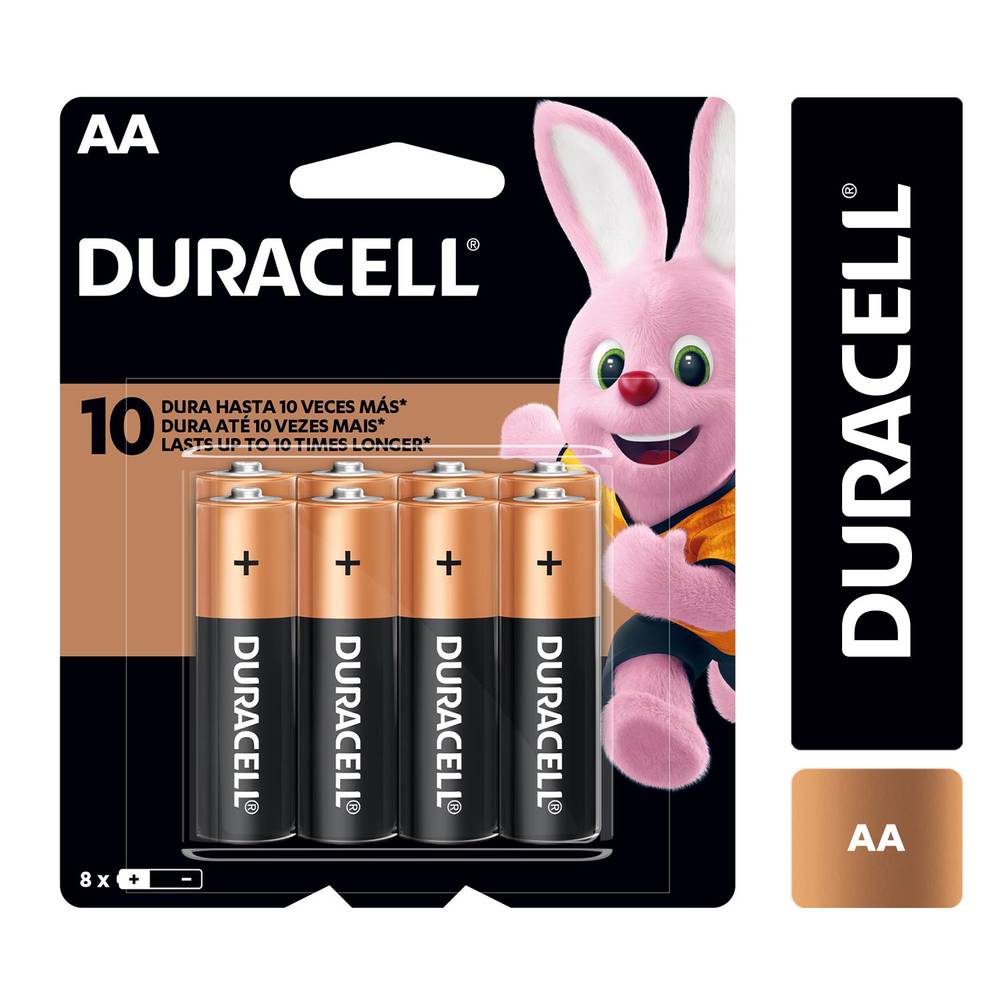 PILA DURACELL AA X 8