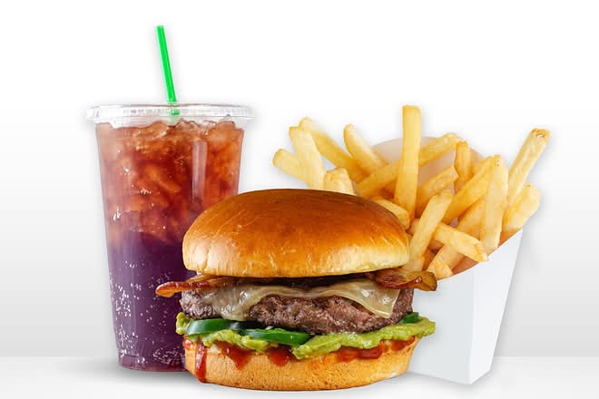 BBQ BACON BURGER COMBO