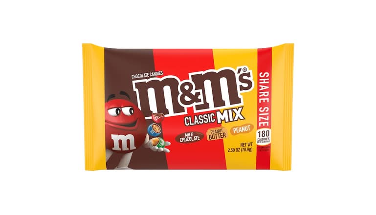 M&M's Classic Mix Chocolate Share Size 2.5 oz