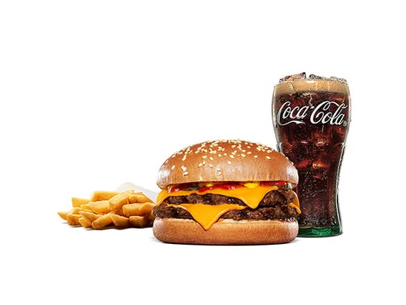 ダブルチーズ バーガーセット / Double  Cheeseburger Set