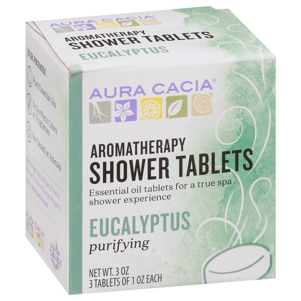 Aura Cacia Purifying Eucalyptus Aromatherapy Shower Tablets (3 oz, 3 ct)