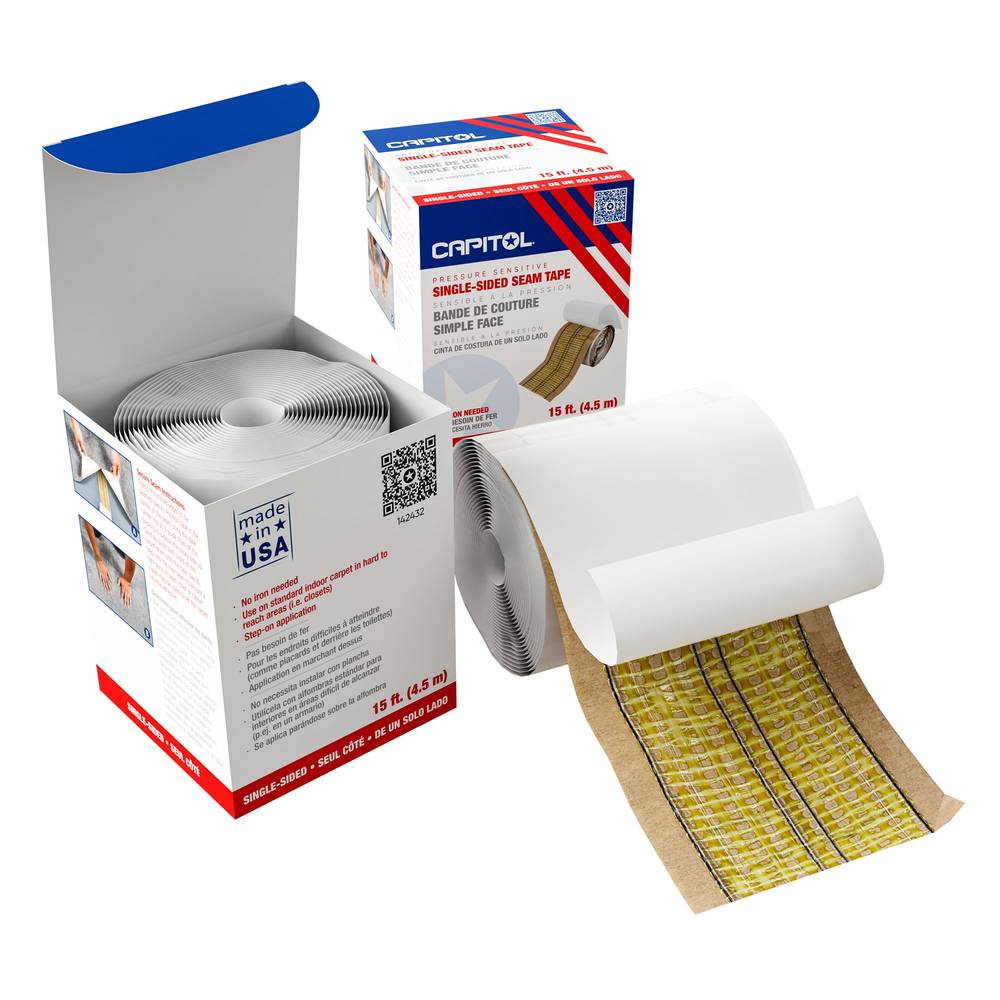 Capitol 3.62-in x 15-ft Tan/White Pressure-sensitive Seam Tape | 142432-12