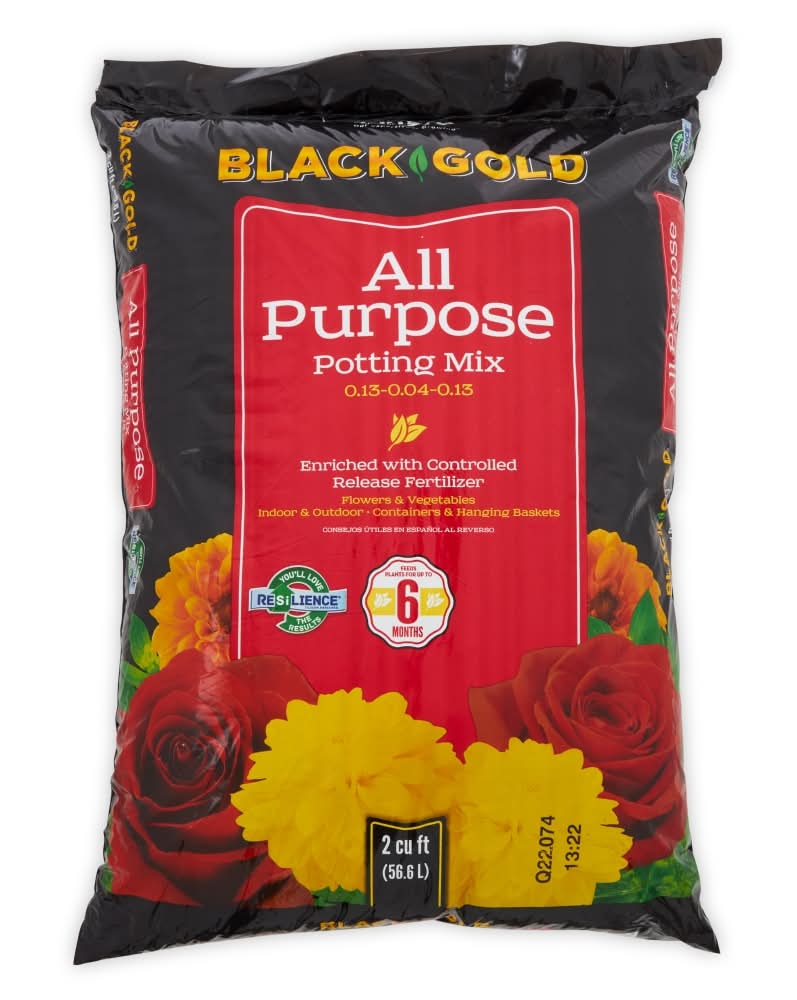 Black Gold All-Purpose Potting Soil Mix 2 Cu ft