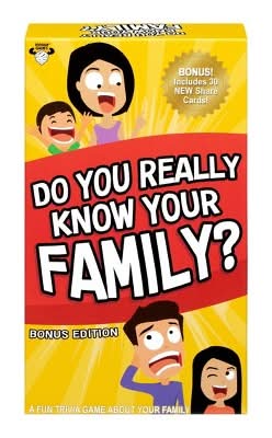 Moose Games Do You Really Know Your Family? Bonus Edition Game Cards