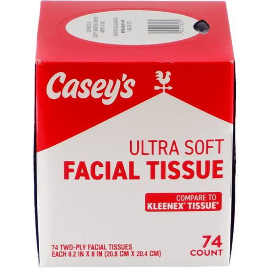 Casey's Ultra Soft Facial Tissue 74ct