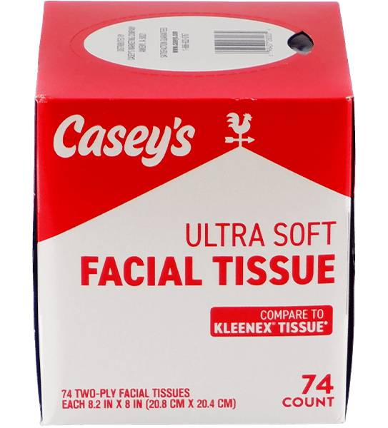 Casey's Ultra Soft Facial Tissue 74ct