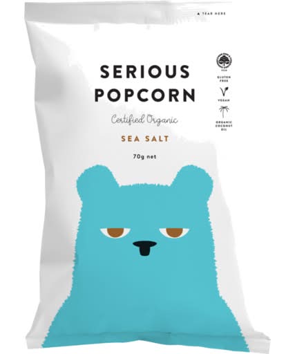 Serious Food Co . Popcorn Sea Salt (70g)