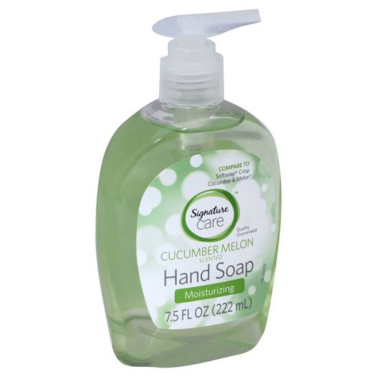 Signature Care Cucumber Melon Moisturizing Hand Soap