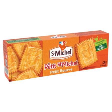 Biscuits petit beurre ST MICHEL - la boite de 3 sachets - 180g