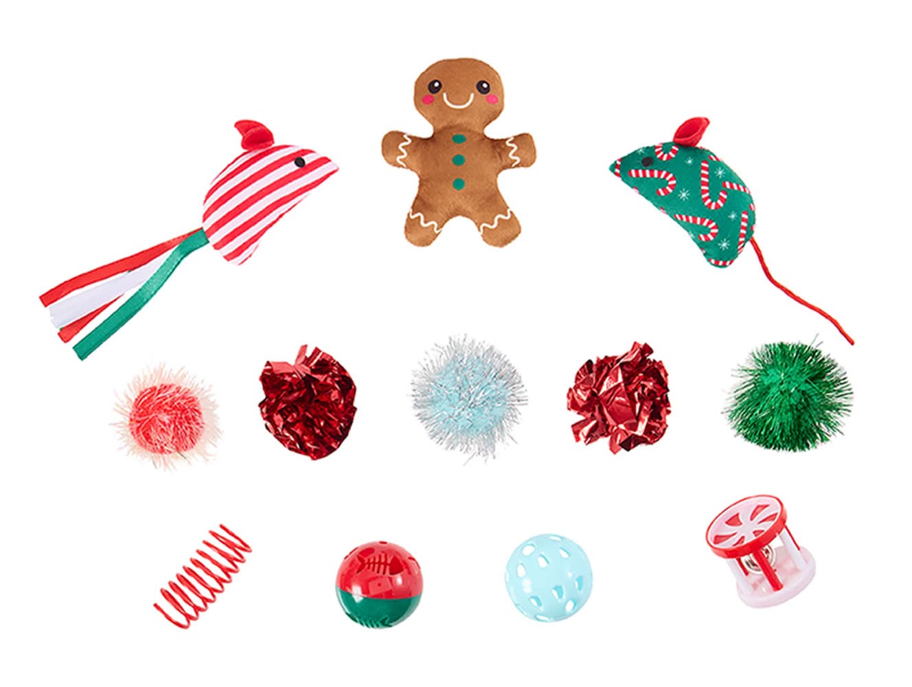 Merry & Bright® 12-Pack Assorted Holiday Toys (Color: Multi Color)