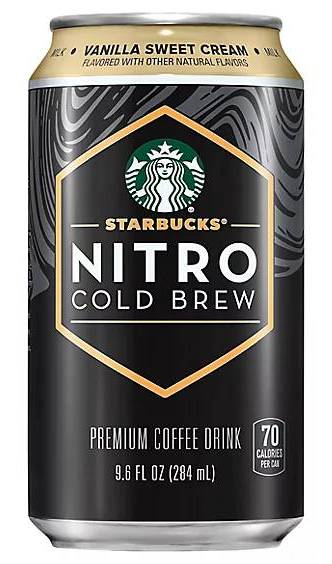 Starbucks Nitro Cold Brew Vanilla Sweet Cream (9.6 Fl oz)
