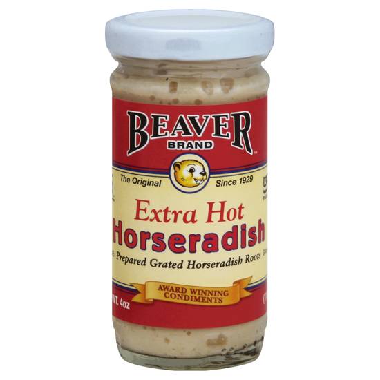 Beaver Extra Hot Horseradish (4 oz)