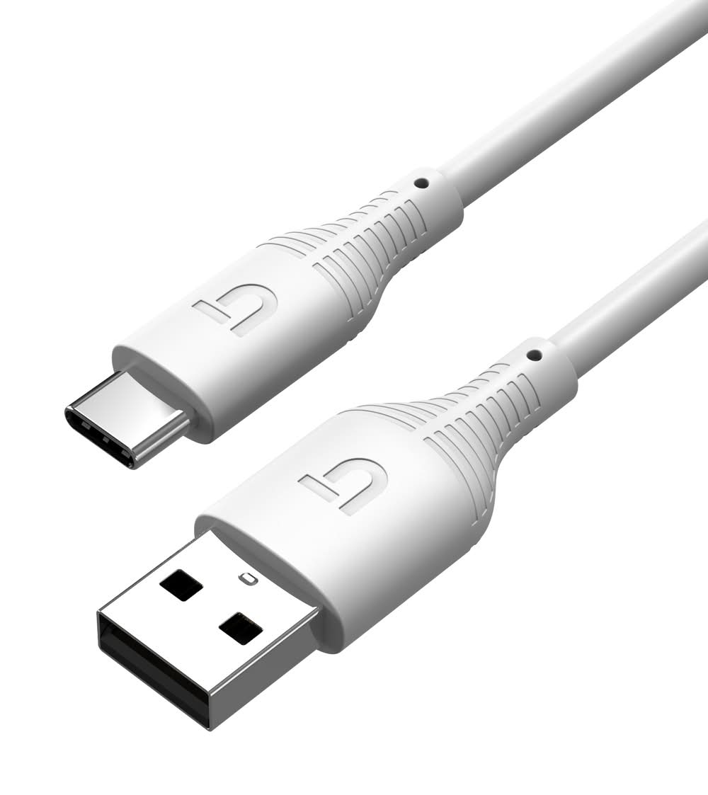 Utilitech 8-ft USB 2.0 USB-C White Cable