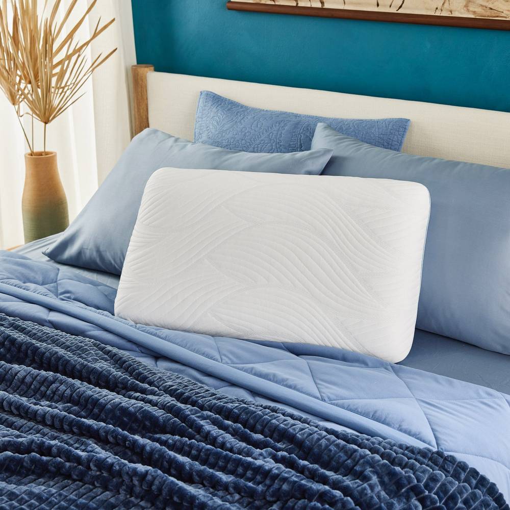 Novaform Soothing Cool Plus Gel Memory Foam Pillow, Queen