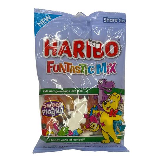 Haribo Funtastic Mix Share Size Gummy Candy (8 oz)