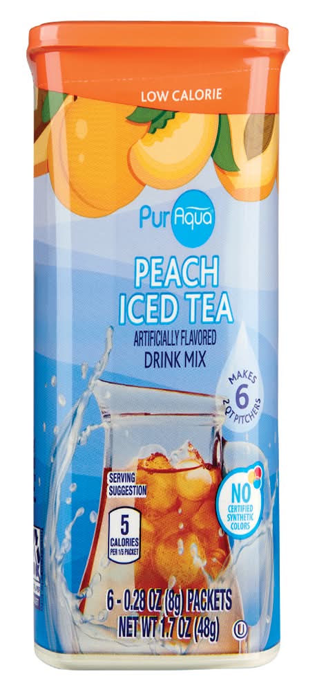 PurAqua 12 Quart Peach Iced Tea Drink Mix