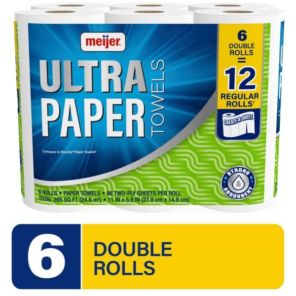 Meijer Ultra Paper Towels (6 ct)