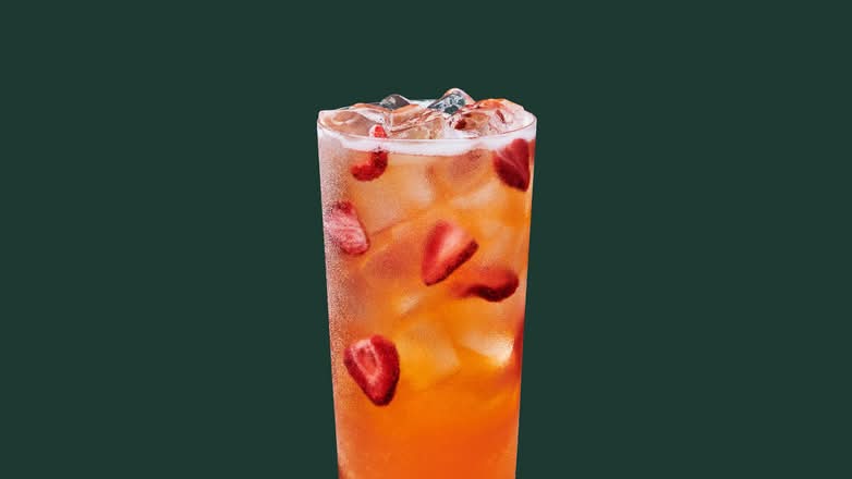 Mango Strawberry Lemonade Energy Refresher